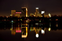 Minneapolis Skyline over Lake Calhoun